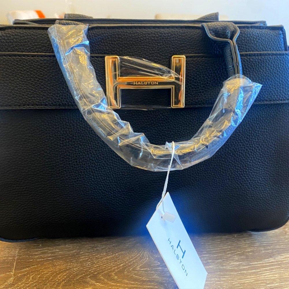 Black Leather Handbag